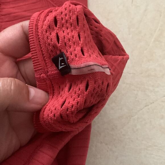 Gymshark vital seamless leggings womens size XS small red rust Lulu workout ath - Picture 9 of 10